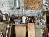 a room that has a bunch of tools on the counter