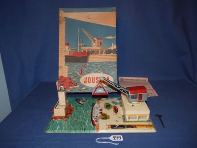 Joustra : Gare Martime en tôle, ref 2015 (1956) en bon état,…