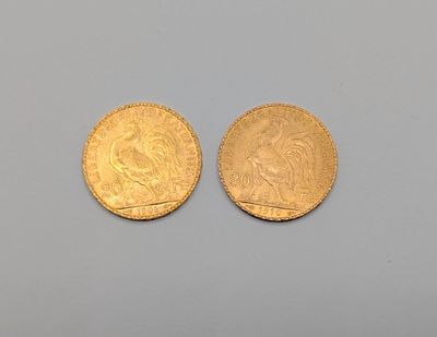 deux souverains en or, dont l'un est un souverain et l'autre un souverain