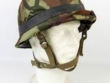 an image of a close up of a helmet on a mannequin head