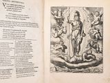an old book with a picture of a man on it