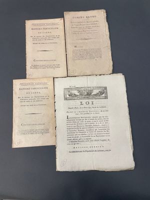 Quatre documents révolutionnaires sur les Ardennes.