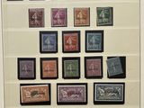 a picture of a picture of a collection of stamps on display