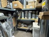 a room with a lot of items on the shelves