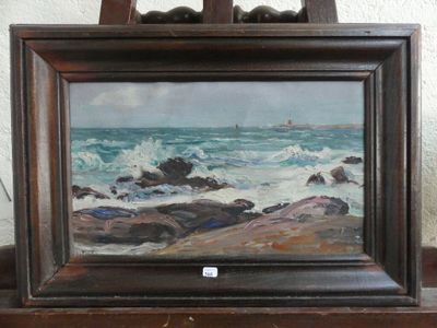 une image d'une image d'une peinture sur un chevalet