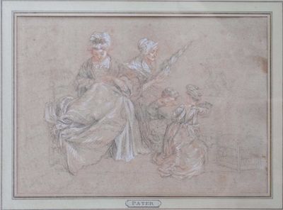 Ecole du XVIIIe siècle d'après Jean-Baptiste PATER "Les deux…