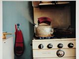 a picture of a picture of a tea kettle on a stove