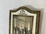 a picture of a picture hanging on the wall of a room