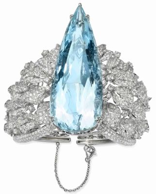 Girona Prive Bracelet Unique Aquamarine 156 CT. ET Diamants …