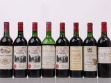 six bouteilles de vin alignées sur une table