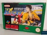 a box with a picture of a man holding a football ball