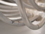 an image of a close up view of a metal object