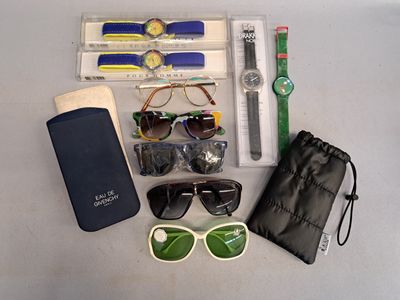 Trois montres bracelets fantaisies dont une Drakkar noir, de… - Photo 1