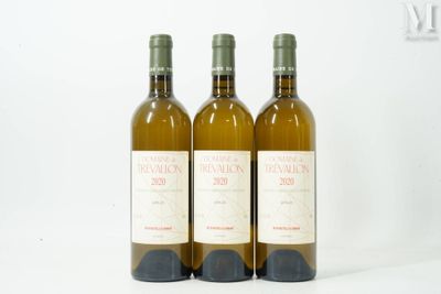 trois bouteilles de vin posées sur une table blanche