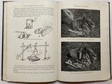 an open book with a picture of a person cooking