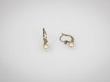 une paire de boucles d'oreilles en perles sur fond blanc