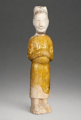 Dignitaire funéraire en robe, école chinoise Tang, VIIe-IXe …