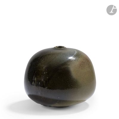 an image of a black vase on a white background