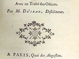 un vieux livre avec un titre en noir et blanc