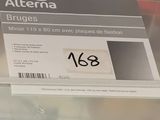 a box with a price tag on it sitting on a shelf