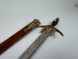 two different types of knives are displayed on a white surface