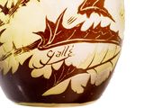 a vase with a design on it on a white background