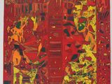 an image of a painting of people in a red room