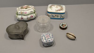a table with a lot of different items on it