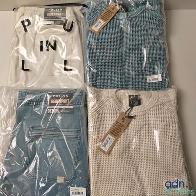 Lot de 4 vêtements PULLIN, T.L - NEUFS - TVA Récupérable - C…