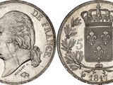 a silver coin with a crown on top of it