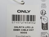 a label that says only on the label of a cell phone