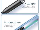 two different types of led lights are shown on a white background