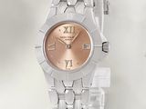 an image of a close up of a watch on a white surface