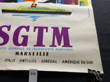 a sign with a picture of a cruise ship on it