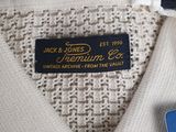 a label on a white shirt that says jack and jones