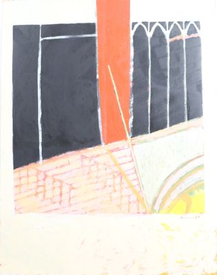 Pierre Nivollet (n en 1946) Acrylique sur toile.