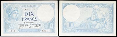 two different pictures of a bank note with a picture of a woman