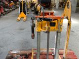 an image of a fork lifter in a warehouse