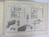 an old book with a bunch of drawings on it
