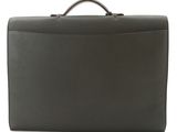 an image of a black briefcase on a white background