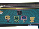 funko pop vinyl figures in a box on a white background