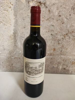 1 Bouteille CARRUADES de LAFITE Pauillac 2005