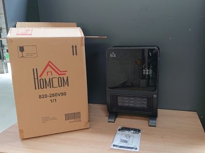 Chauffage humidificateur 2 en 1 HOMCOM , avec éclairage LED … - Photo 1