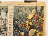 a picture of a newspaper with a bunch of people on it
