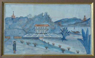 une image d'un tableau sur le mur d'une maison