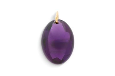 Pendentif “Améthyste” Améthyste ovale