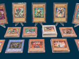 a lot of cards that are on a table