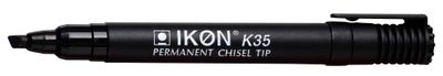 IKON - Marqueur permanent K35 - Pointe biseautée noire - Hau…