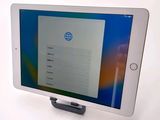 a tablet that is sitting on top of a table