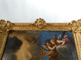 une photo d'une photo d'un tableau sur le mur
